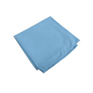 Microfiber Towel 15 X 15" Blue- Suede